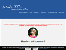 Tablet Screenshot of michaela-boeke-kosmetik.de